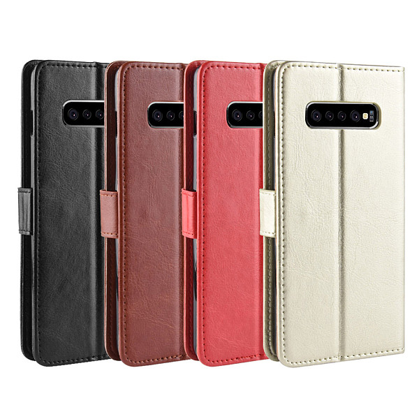 FCLUO Mobile Phone Case Flip Phone Card Protection Leather Case for Samsung S10 5G/Galaxy S10/Galaxy S10 PLUS/Galaxy S10e/S10lite/Note 10