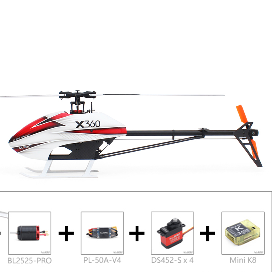 ALZRC Devil X360 FBL Remote Control 3D Fancy Helicopter Getting