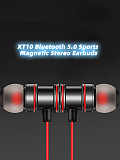 FCLUO XT10 Wireless Bluetooth Headset BT5.0 Sports Waterproof Earphone Magnetic Stereo Earbuds