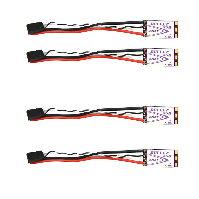 EMAX Mini ESC BLS Bullet 35A ESC with BLheli-S Firmware Support Dshot for 130 FPV Racer Drone Multicopter