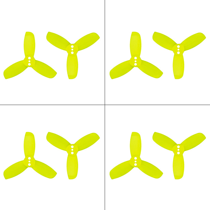Gemfan 20 Pairs 2040 2.0X4.0 PC 3-blade Propeller 2 Inch Prop 3-hole Blades for 1103 1104 Motor for RC Racer Racing Drone Quadcopter