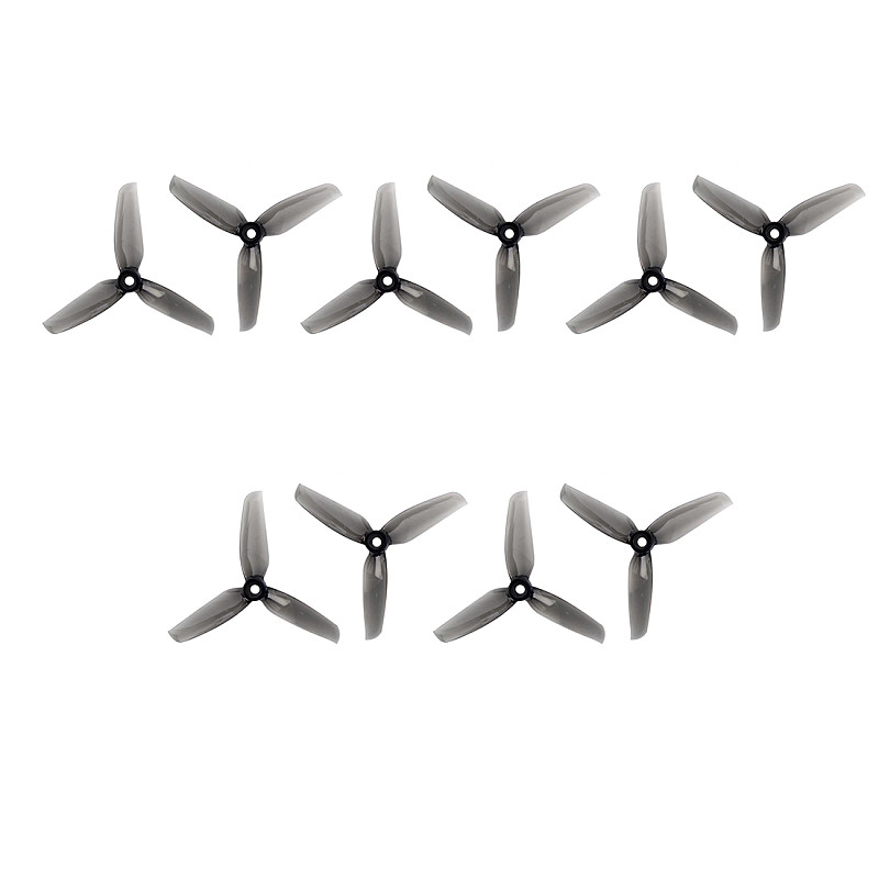 GEMFAN 10 Pairs 5144 5inch Tri-blade/3 blade Propeller 5mm Hole PC Props Compatible 2205-2306 Brushless Motor for DIY RC Drone FPV Racing Multicopter