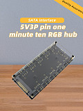 ASUS AURA 5V 3 Pin RGB Hub interface Splitter 3Pin Header Motherboard Fan Cooling Magic Synchronous SATA Power Supply Cable 50cm