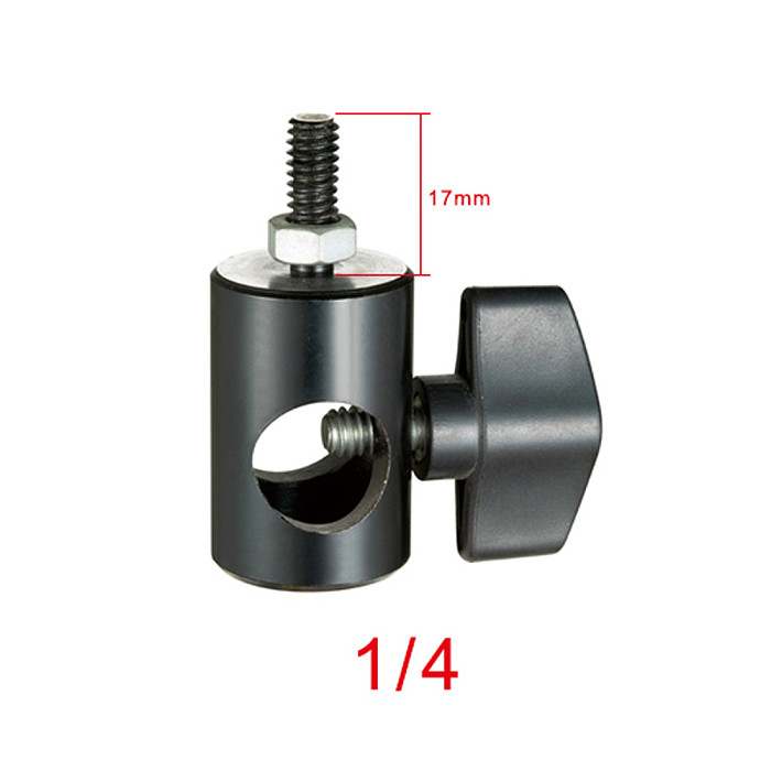 Tripod Light Stand Flat Head Converter to 1/4 Screw Adapter for LED Light Monitor Flash Light Photography Accessories