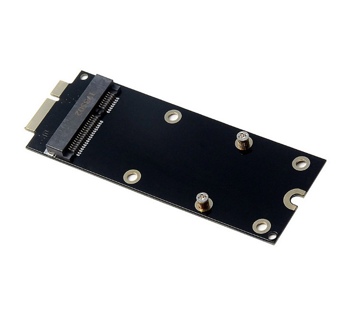 XT-XINTE mSATA SSD To SATA 7+17Pin Adapter Converter Card Expansion Card for Apple 2012 MacBook Pro MC976 A1425 A1398