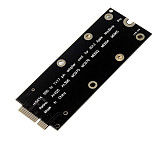 XT-XINTE mSATA SSD To SATA 7+17Pin Adapter Converter Card Expansion Card for Apple 2012 MacBook Pro MC976 A1425 A1398