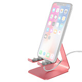 Aluminum Alloy Adjustment Phone Holder Cell Phone Tablet PC Desktop Desk Holder Mount Universal Mobile Phone Stand for iPad
