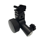 Type E Metal Flash Bracket Hot Shoe Mount Swivel Adapter Speedlite Umbrella Holder w 1/4  to 3/8  Screw Photography Light Stand