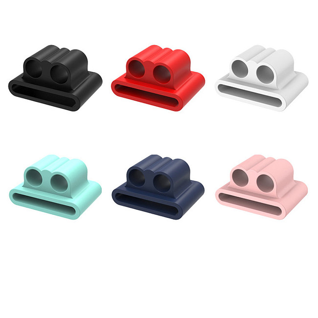 Anti-lost Wireless Headphone Silicone holder Clip for Airpods Apple watch Strap Earphone Sports Hook Clip Bluetooth Headset