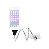 Flexible Hand Shape Phone Charger Stand USB Charging Data Cable Bracket Holder For iPhone IOS Android Type-C Mobile Phone Holder