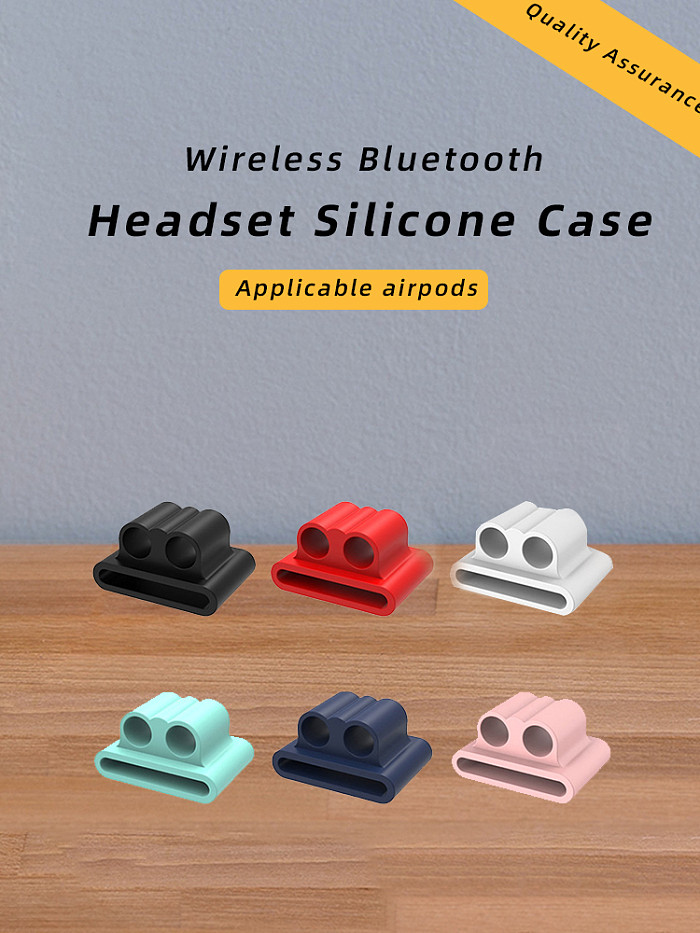 Anti-lost Wireless Headphone Silicone holder Clip for Airpods Apple watch Strap Earphone Sports Hook Clip Bluetooth Headset