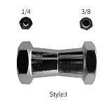 1/4 Inch and 3/8  Converter Threaded Screws Adapter Mount for Camera/ Tripod/ Monopod/ Ballhead/ Light Stand/ Shoulder Rig