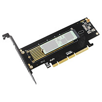 JEYI SK8-NEW Add On Card M.2 Expansion Card NVMe  Adapter turn PCIE3.0 Built-in Turbo Fan for 2230-22110 size NVME GEN3 M.3