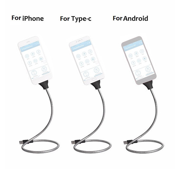 Flexible Hand Shape Phone Charger Stand USB Charging Data Cable Bracket Holder For iPhone IOS Android Type-C Mobile Phone Holder