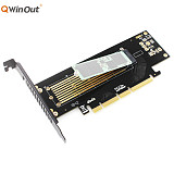 JEYI SK18 M.2 PCIe SSD Adapter PECI to NVME Expantion Card High Speed for 2230-22110 SSD PCI Express x4 x8 x16 Card