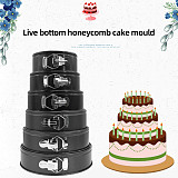  18cm 20cm 22cm 24cm Round Cake Mould Tray Set Non Stick Spring Form Base Baking Pan Non-stick Bual-use 