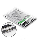 2.5inch USB 3.0 USB 3.1 Type-C SATA HD Box SSD HDD Hard Disk Drive External HDD Enclosure Transparent Case Tool