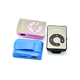 MP3 Player Mini Mirror Clip Portable USB Digital MP3 Music Player Sport Walkman 6 Colors Support 8GB SD TF Card (Not included Memory Card)  