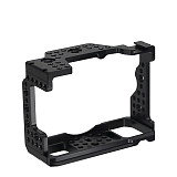 XT-XINTE SLR Camera Cage Protecting Case Mount Camera Photo Studio Kit with Cold Shoe Mount 1/4 -20 3/8 -16 Threaded Holes for DIY Options
