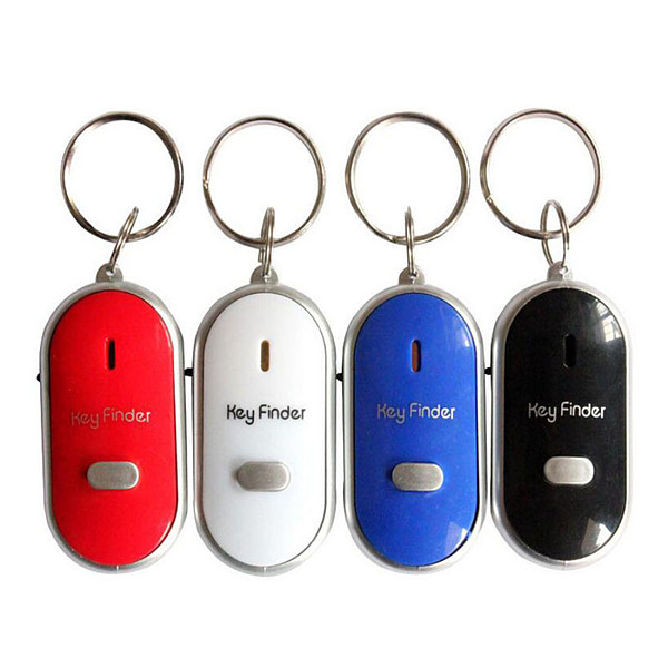 Mini Anti-lost Whistle Key Finder Flashing Beeping Remote Kids Key Bag Wallet Locators Child Alarm Reminder Keyfinder