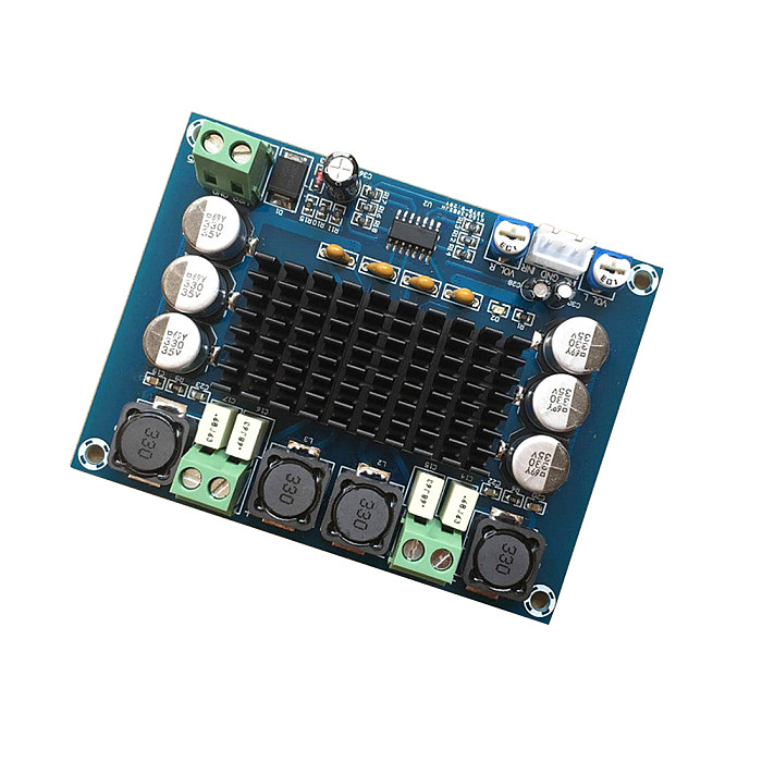 New TPA3116D2 Dual Channel Stereo High Power DC 12-26V 2x120W Digital Audio Amplifier Board  Amplificador Module XH-M543