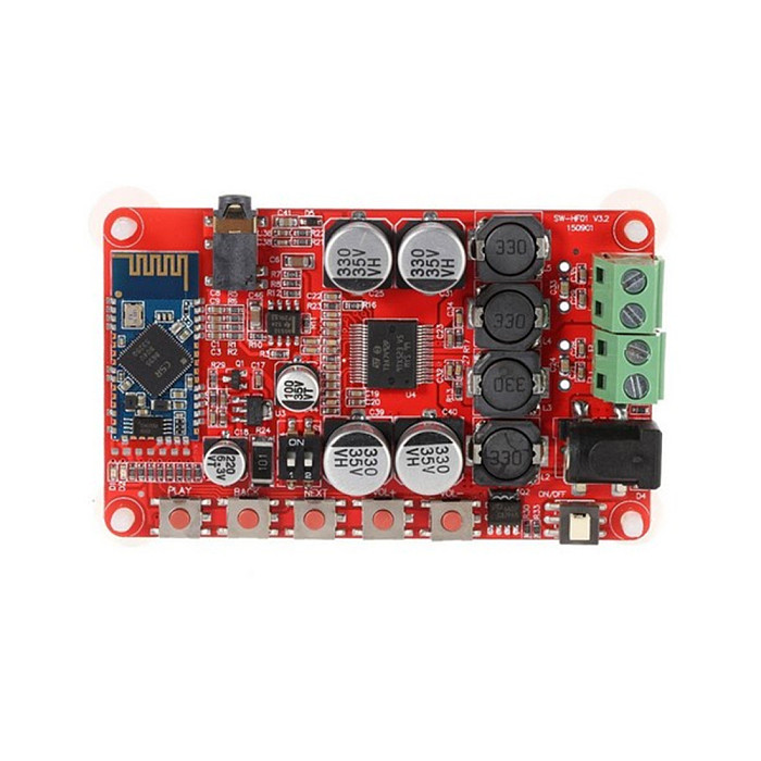 Wireless Bluetooth 4.0 Audio Receiver TDA7492P Digital Amplifier Board Module Power DC 8~25V HIFI Amplificador Component