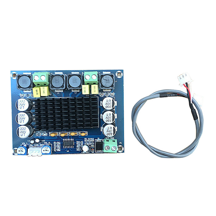 New TPA3116D2 Dual Channel Stereo High Power DC 12-26V 2x120W Digital Audio Amplifier Board  Amplificador Module XH-M543