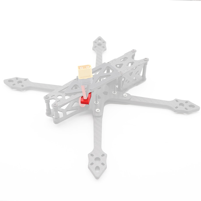 QWinOut TPU 3D Print Power Cable Fix Mount 3D Printed Power Cord Holder for DIY RC Drone FPV Racer