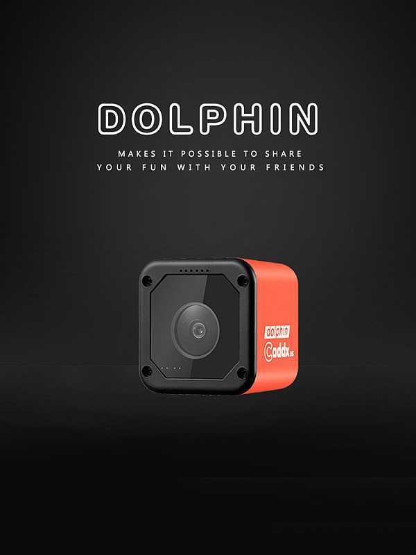 Caddx Dolphin Starlight 1080P DVR HD Recording Wifi 150 Degree Mini Action Sport Camera Internet Stream Cam FPV Camera for DIY RC Drone