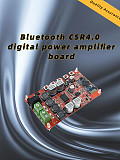 Wireless Bluetooth 4.0 Audio Receiver TDA7492P Digital Amplifier Board Module Power DC 8~25V HIFI Amplificador Component