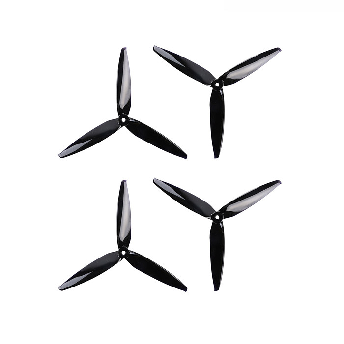 Gemfan 2 Pairs Flash 7040 7 Inch 3-Blade Propeller CW & CCW for 2206-2407 motor RC Racing Drone FPV Replacment Parts