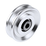BGNING 73/95/110/114mm Aluminum Bearing Pulley Wheel Gym Fitness Training Equipment Accessories for Lift, Heavy-duty Pulley, Cable Fitness Equipment Part, Partially Used for Hiking Camping Pulleys