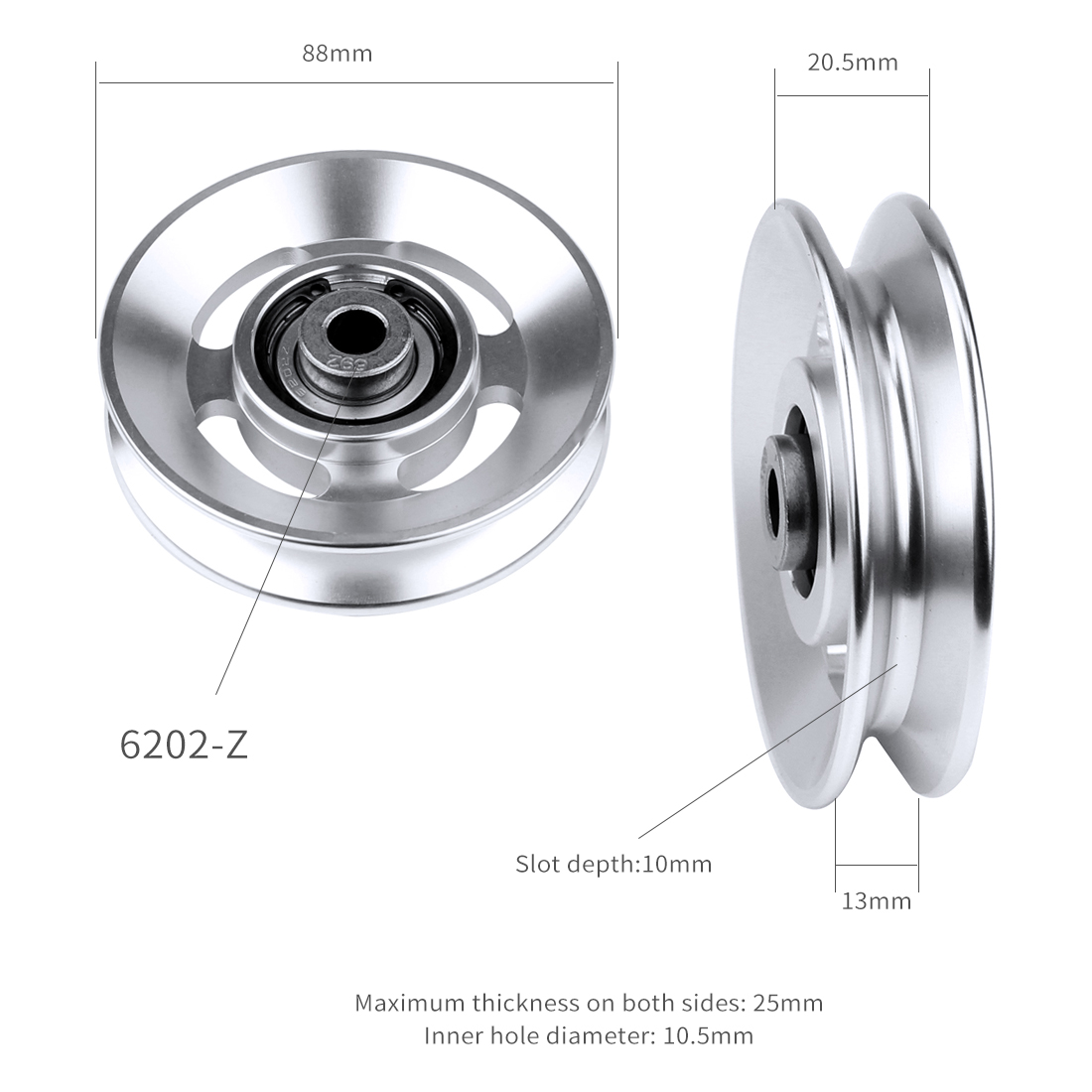 heavy duty pulley wheels