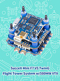 iFlight SucceX Mini F7 V3 TwinG Flight Tower System with 500MW VTX SucceX 35A V3 Plus BLHeli_32 4-in-1 ESC for DIY FPV Racing Drone Quadcopter