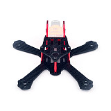 Happymodel Toad 125 3 Inch FPV Racing Drone Frame Kit 125mm Wheelbase Carbon Fiber Rack with SQ11 Protective Case