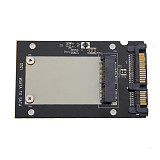 XT-XINTE 50mm mSATA Mini SSD to 2.5  SATA SATA3 Drive 22Pin Converter Adapter Card Board with Protective Case for Windows Vista Linux Mac