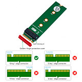 XT-XINTE M.2 Key B SSD Adapter 22x80mm for NGFF(M.2) B Key SATA SSD 3G/4G Module 2230/2242/2260/2280 3030/3040 SSD Replacement HDD Card