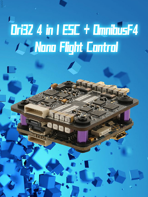Airbot OMNIBUS F4 V6 Flight Controller & Typhoon32 V2.1 35A Blheli_32 3-6S Brushless ESC For FPV Racing Drone RC Models Frame Part