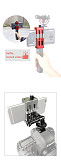 BGNING XJ-8 Aluminum Alloy Tripod Head Bracket Holder Clip For Mobile Phone iPhone Samsung