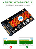 XT-XINTE Upgrade M.2 SSD M Key to U.2 SFF-8639 Adapter PCI-E U2 to M2 w Cooling Heatsink for NVME SSD Expansion Card 2230/2242/2260/2280