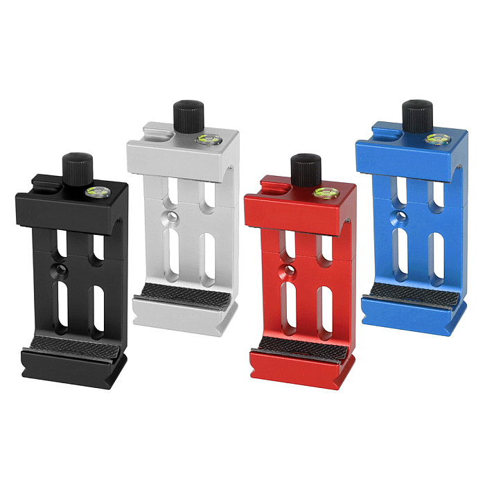BGNING XJ-8 Aluminum Alloy Tripod Head Bracket Holder Clip For Mobile Phone iPhone Samsung