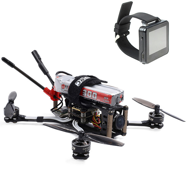 GEPRC PHANTOM Toothpick Freestyle 125mm 2-3S FPV RC Drone Quadcopter BNF with Frsky RX FPV Watch