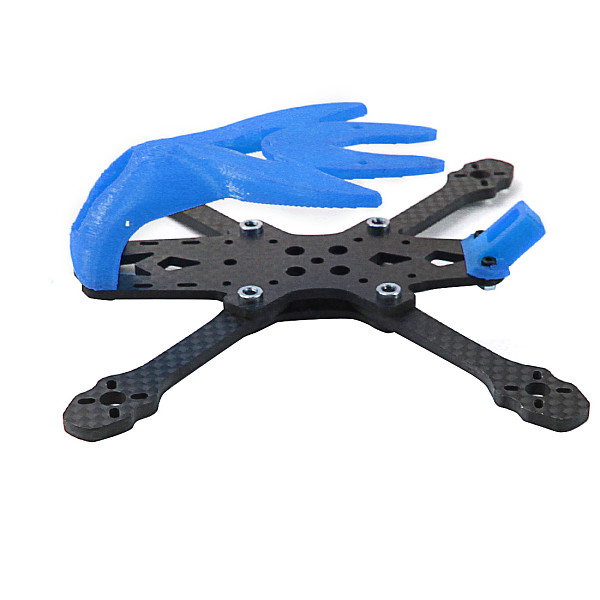 QWinOut Featherbird-135 135mm Wheelbase Carbon Fiber Frame Kit FPV Rack with 3D Print TPU Canopy for FPV Racing Drone DIY RC Quadcopter