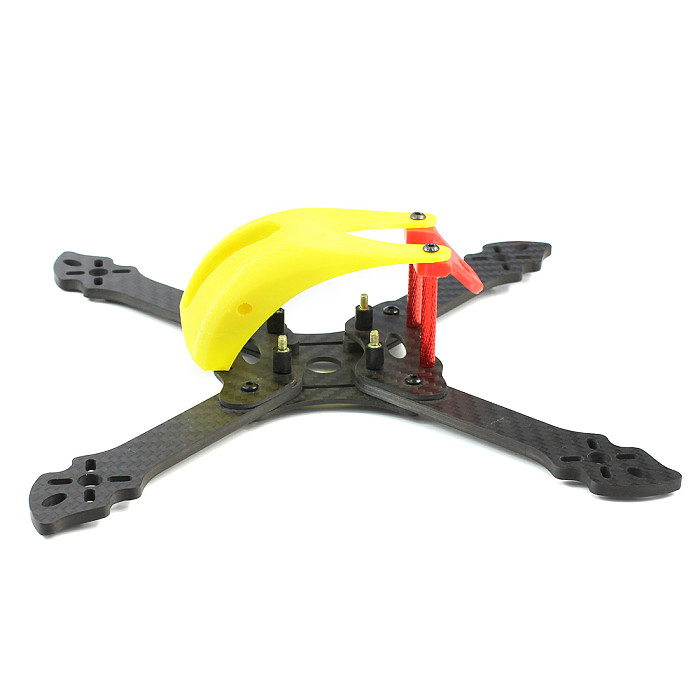 QWinOut Owl215 Wheelbase 215mm Carbon Fiber Frame Kit FPV Rack with 3D Print TPU Canopy Antenna Mount Camera Holder for FPV Racing Drone DIY RC Quadcopter