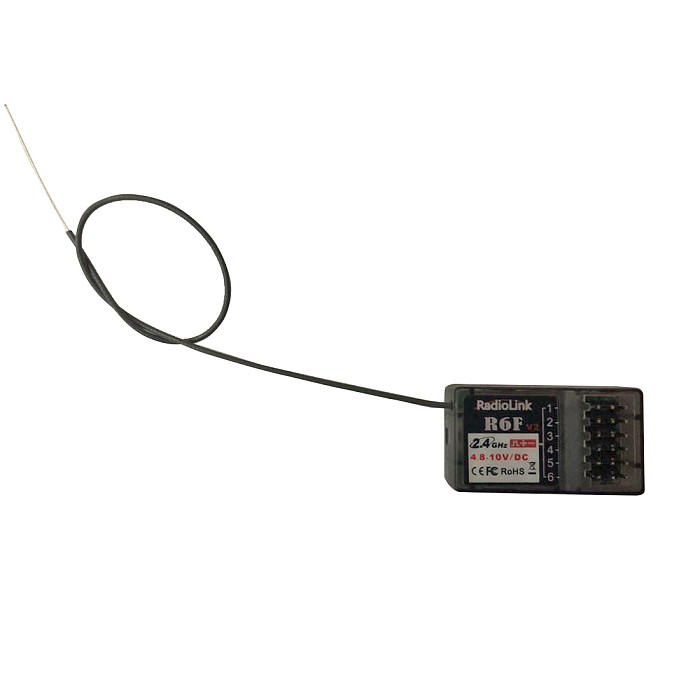 RadioLink R6F 2.4Ghz 6CH 6 Channel RC Car Receiver for RC6GS RC4GS RC3S RC4G T8FB RC Transmitter Remote Controller Boat Car Toys