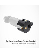 STARTRC 3D Printed Universal Mount Extended Tripod Adapter + 1/4 Screws Cold Shoe Base Holder for DJI OSMO Pocket Handheld Gimbal Camera