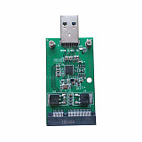 XT-XINTE Mini PCI-E mSATA to USB 3.0 External SSD Converter Data Transmission Adapter Module Expansion Card for Windows Vista/7/8/Mac
