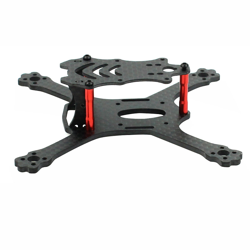JMT 110mm Wheelbase Racing Frame 3K Carbon Fiber Freestyle Stretch X Frame Kit For FPV RC Drone
