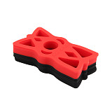 GUB 115mm*62*2mm Black/Red Environmental Protection Silicone Strap For All Mobile Phones​