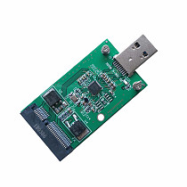 XT-XINTE Mini PCI-E mSATA to USB 3.0 External SSD Converter Data Transmission Adapter Module Expansion Card for Windows Vista/7/8/Mac